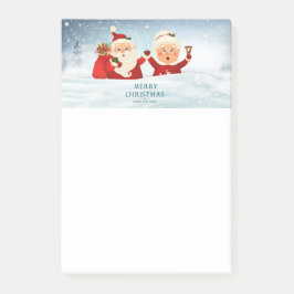 Kerstman en Mevrouw Claus Post-it® Notes