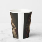 Kerstman en puppy papieren bekers (Links)