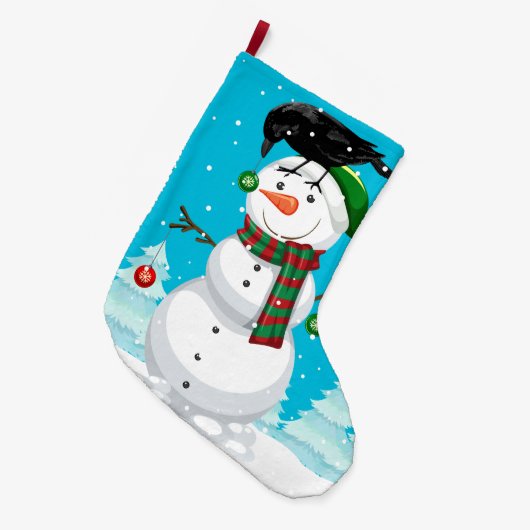 Kerstman en Raven Grote Kerstsok (Voorkant (Hangend))