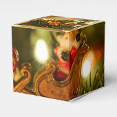 Kerstman en rendier bedankdoosjes (Voorkant Zijde)