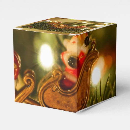 Kerstman en rendier bedankdoosjes (Voorkant Zijde)