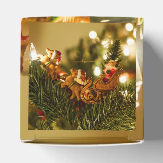 Kerstman en rendier bedankdoosjes (Bovenkant)