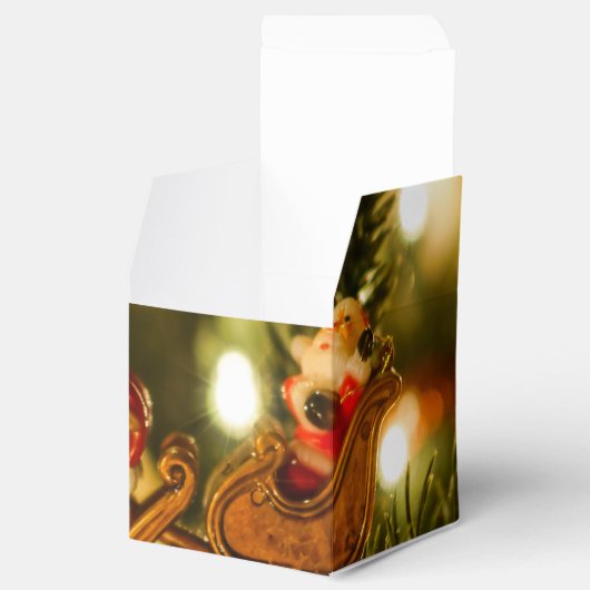 Kerstman en rendier bedankdoosjes (Geopend)