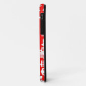 Kerstman en rendier Kerstmis Case-Mate iPhone Case (Achterkant/links)