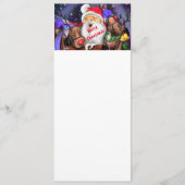 Kerstman en rendieren Grappig kerstmenu Menu (Voorkant)