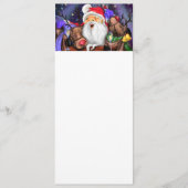 Kerstman en rendieren Grappig kerstmenu Menu (Voorkant)