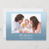 Kerstman en rendieren vliegen door de sneeuw - Per Aankondiging (Achterkant)