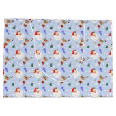  Kerstman en rendierKerstmis Groot Cadeauzakje (Achterkant)