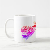Kerstman en rendierKerstmis Koffiemok (Links)