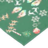 Kerstman en rendierTafelkleed Tafelkleed (Gekanteld)