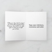 kerstman en Rudolf grappig Feestdagen Kaart (Binnen)