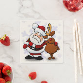 KERSTMAN EN RUDOLPH SERVETTEN (Insitu)