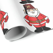 Kerstman en Shrine Cadeaupapier (Rol Hoek)