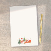 Kerstman en slee Kerstmis Post-it® Notes