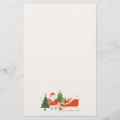 Kerstman en Sleigh Kerstmis Briefpapier (Voorkant)