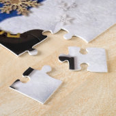 Kerstman en Sneeuwman Legpuzzel (Zijkant)