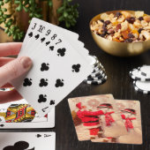 Kerstman en Sneeuwman Pokerkaarten (Insitu)