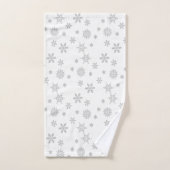 kerstman en snowflake handdoekset bad handdoek (Handdoek)