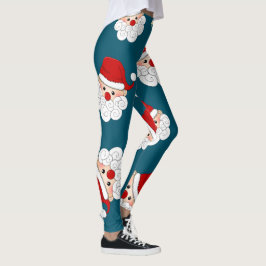 Kerstman en ster leggings