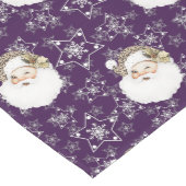 Kerstman en sterren Medium Tafelloper (Hoek)