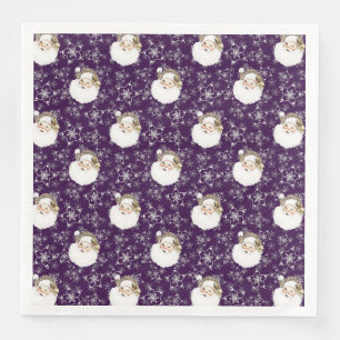  Kerstman en sterren Servet