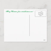 Kerstman en TreeMan Feestdagenkaart (Achterkant)