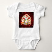 Kerstman en vrienden met adorables romper (Voorkant)