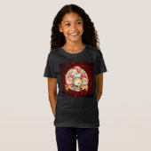 Kerstman en vrienden met adorables t-shirt (Voorkant volledig)