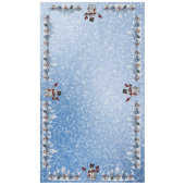 kerstman en vrienden tafelkleed (Voorkant)