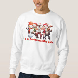 Kerstman en vrienden trui
