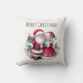 Kerstman en vrouw kussen (Voorkant)