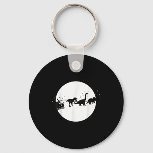 Kerstman en zijn dinosaurus slee-rit, T-rexmas, Jo Sleutelhanger