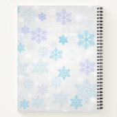 Kerstman en zijn vliegende rendierster Silhouette Notitieboek (Achterkant)