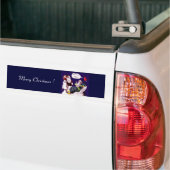 KERSTMAN, ENGELTJE & MERLIN Kerstfeest Bumpersticker (Op Truck)