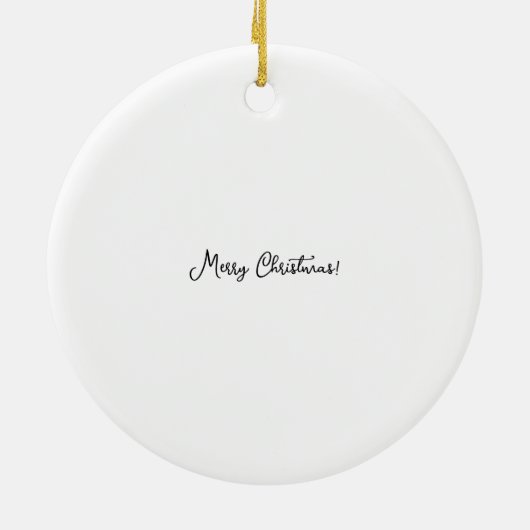 Kerstman eten Philly cheesesteak Keramisch Ornament (Achterkant)