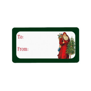  kerstman etiket