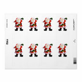 Kerstman Etiket (Full Sheet)
