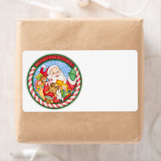 kerstman etiket (Insitu)