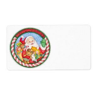 kerstman etiket
