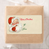 kerstman etiket (Insitu)