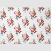 Kerstman & Eucalyptus Kerstmis Tissuepapier (Voorkant)