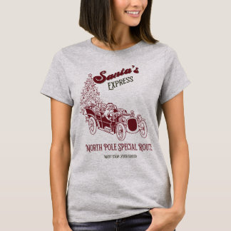 Kerstman Express Vitage Kerstmis T-shirt