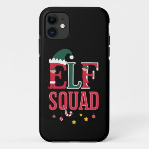 Kerstman Familie Kerst Overeenkomstige Pyjama's El Case-Mate iPhone Case