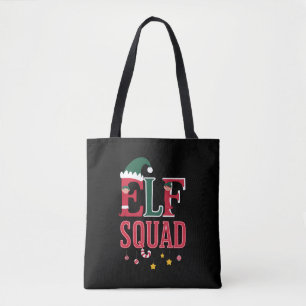 Kerstman Familie Kerst Overeenkomstige Pyjama's El Tote Bag