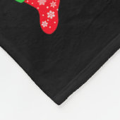 Kerstman Favoriete Bankbediende Kerst Overeenkomst Fleece Deken (Hoek)