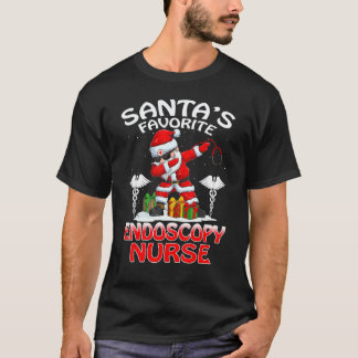 Kerstman Favoriete Endoscopie Verpleegster Kerst M T-shirt