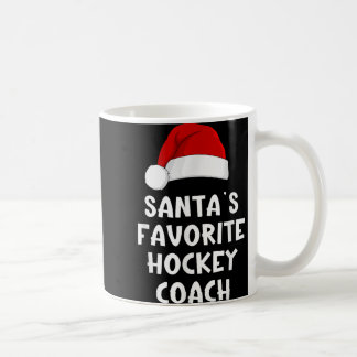 Kerstman Favoriete hockeycoach Funny Xmas Koffiemok