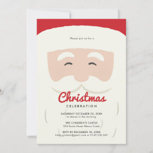 Kerstman Feest Uitnodiging