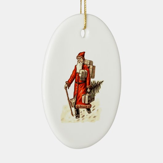  kerstman-feestdag keramisch ornament (Rechts)