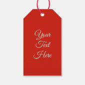  kerstman Feestdagen Cadeaulabel (Achterkant)